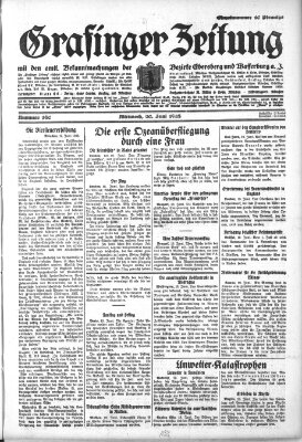 Grafinger Zeitung Mittwoch 20. Juni 1928