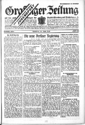 Grafinger Zeitung Samstag 30. Juni 1928