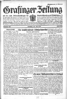 Grafinger Zeitung Dienstag 24. Juli 1928