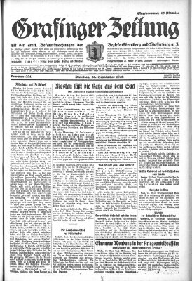 Grafinger Zeitung Dienstag 25. September 1928