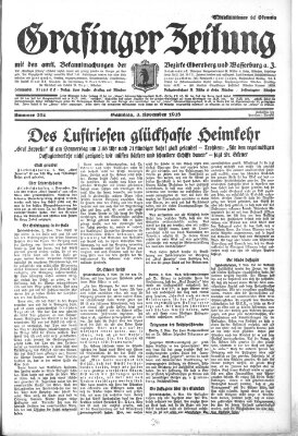 Grafinger Zeitung Samstag 3. November 1928