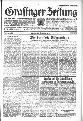 Grafinger Zeitung Freitag 30. November 1928