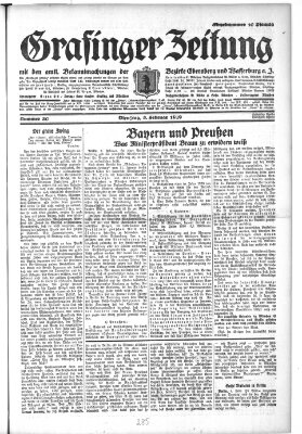 Grafinger Zeitung Dienstag 5. Februar 1929