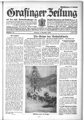 Grafinger Zeitung Friday 8. February 1929
