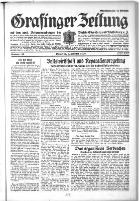 Grafinger Zeitung Samstag 9. Februar 1929