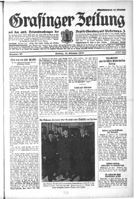 Grafinger Zeitung Freitag 15. Februar 1929