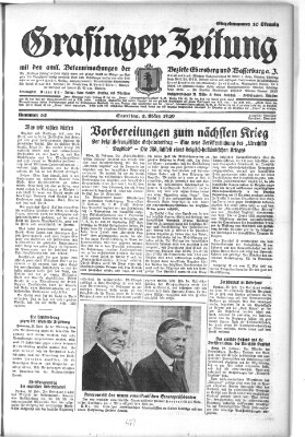 Grafinger Zeitung Samstag 2. März 1929