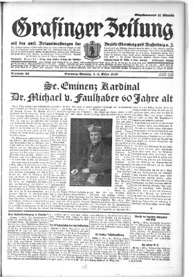 Grafinger Zeitung Montag 4. März 1929