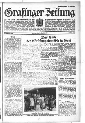 Grafinger Zeitung Mittwoch 8. Mai 1929