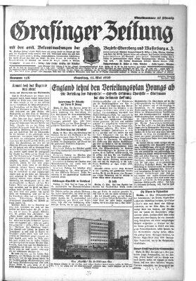 Grafinger Zeitung Samstag 11. Mai 1929