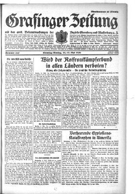 Grafinger Zeitung Montag 13. Mai 1929