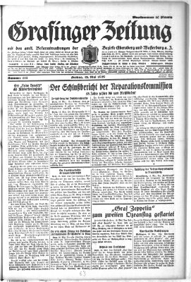 Grafinger Zeitung Freitag 17. Mai 1929