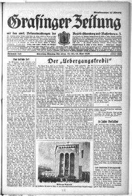 Grafinger Zeitung Montag 20. Mai 1929