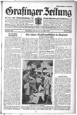 Grafinger Zeitung Friday 31. May 1929