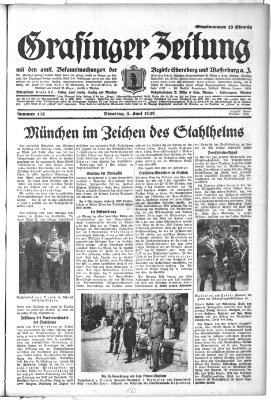 Grafinger Zeitung Dienstag 4. Juni 1929