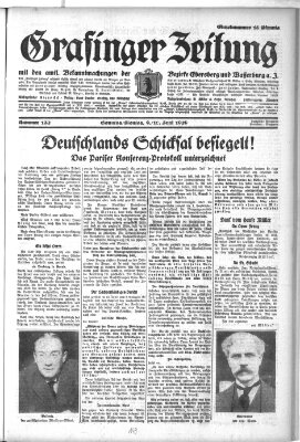 Grafinger Zeitung Sonntag 9. Juni 1929