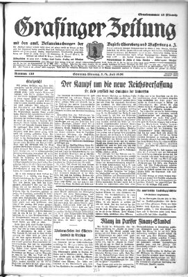 Grafinger Zeitung Montag 8. Juli 1929