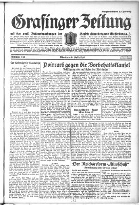 Grafinger Zeitung Dienstag 9. Juli 1929