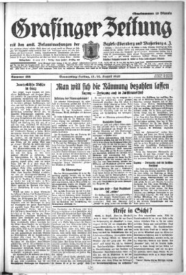 Grafinger Zeitung Donnerstag 15. August 1929