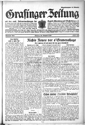 Grafinger Zeitung Freitag 23. August 1929