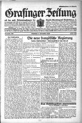 Grafinger Zeitung Dienstag 5. November 1929