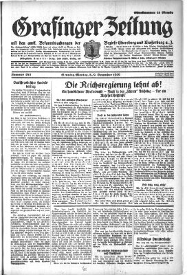 Grafinger Zeitung Sonntag 8. Dezember 1929