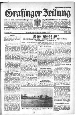 Grafinger Zeitung Montag 20. Januar 1930