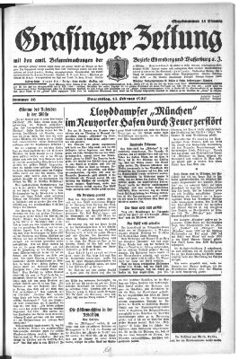 Grafinger Zeitung Donnerstag 13. Februar 1930