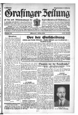 Grafinger Zeitung Mittwoch 5. März 1930