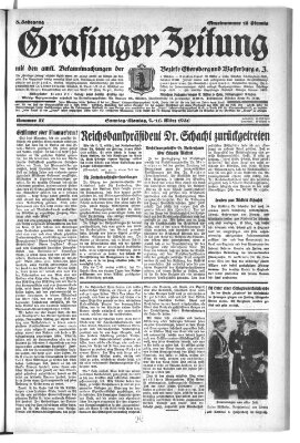 Grafinger Zeitung Montag 10. März 1930