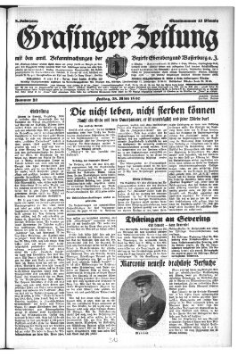 Grafinger Zeitung Freitag 28. März 1930