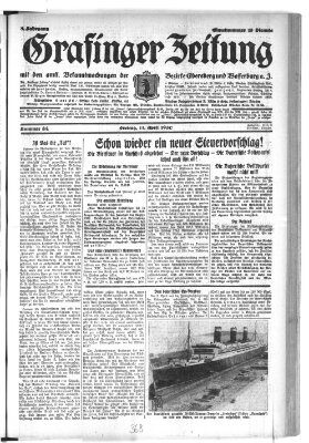 Grafinger Zeitung Freitag 11. April 1930