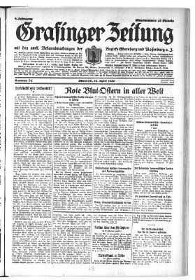 Grafinger Zeitung Mittwoch 23. April 1930