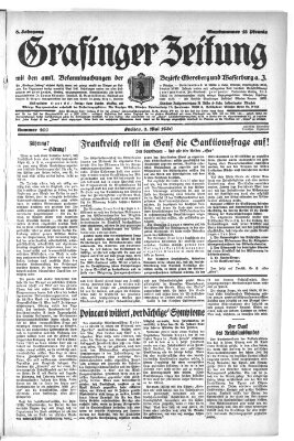 Grafinger Zeitung Freitag 2. Mai 1930