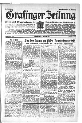 Grafinger Zeitung Samstag 3. Mai 1930