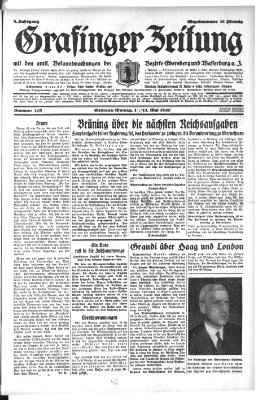 Grafinger Zeitung Montag 12. Mai 1930