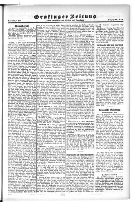 Grafinger Zeitung Donnerstag 5. Juni 1930