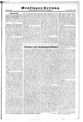 Grafinger Zeitung Freitag 6. Juni 1930