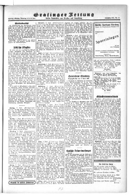 Grafinger Zeitung Sonntag 8. Juni 1930