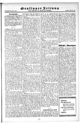 Grafinger Zeitung Sonntag 15. Juni 1930