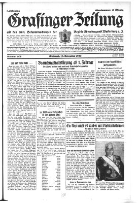 Grafinger Zeitung Mittwoch 19. November 1930