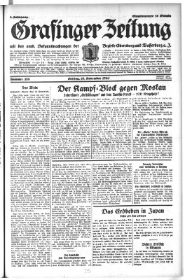 Grafinger Zeitung Freitag 28. November 1930