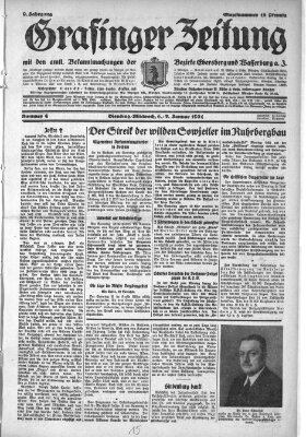 Grafinger Zeitung Dienstag 6. Januar 1931