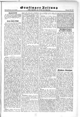 Grafinger Zeitung Montag 12. Januar 1931