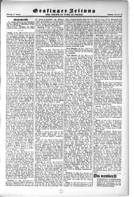 Grafinger Zeitung Samstag 17. Januar 1931