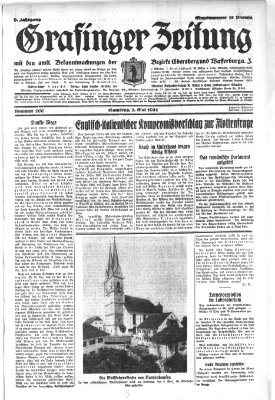 Grafinger Zeitung Samstag 2. Mai 1931