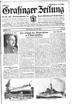 Grafinger Zeitung Donnerstag 21. Mai 1931