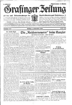 Grafinger Zeitung Freitag 4. September 1931