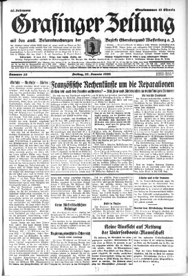 Grafinger Zeitung Freitag 29. Januar 1932