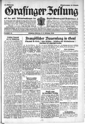 Grafinger Zeitung Sonntag 7. Februar 1932